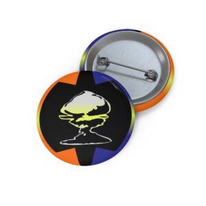 Cataclysm Comics Black logo  Pin Button