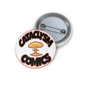 Cataclysm White Hot logo Pin Button