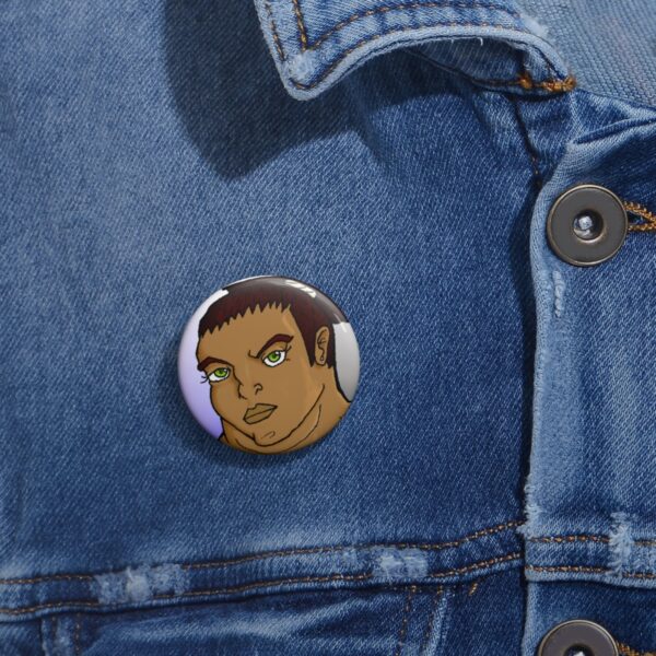 Trillion Mug shot Pin Button - Image 2