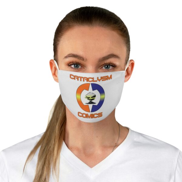cataclysm comics logo Fabric Face Mask - Image 2