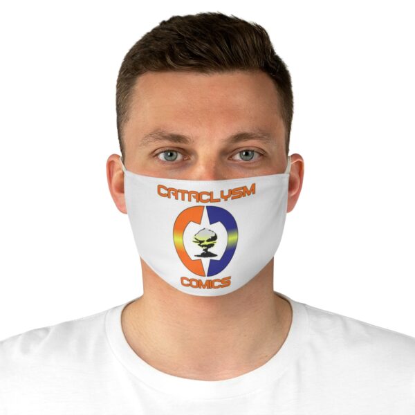 cataclysm comics logo Fabric Face Mask - Image 4