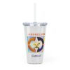 Cast of Trillion Plastic Tumbler with Straw - Image 4
