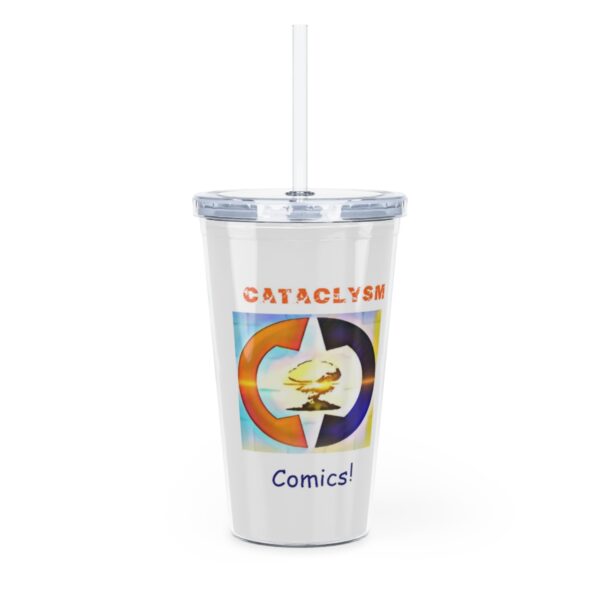 Cast of Trillion Plastic Tumbler with Straw - Image 4