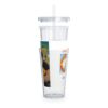 Cast of Trillion Plastic Tumbler with Straw - Image 6