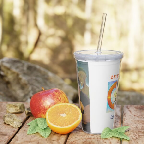 Cast of Trillion Plastic Tumbler with Straw - Image 8