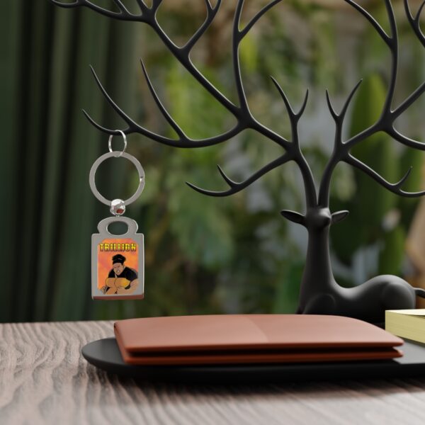 Trillion rage Rectangle Photo Keyring - Image 3