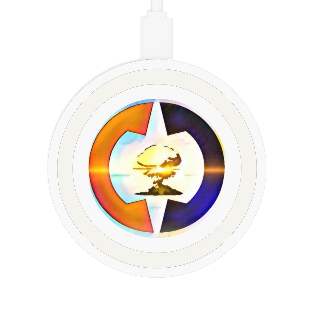 Cataclysm Comics logo Quake Wireless Charging Pad