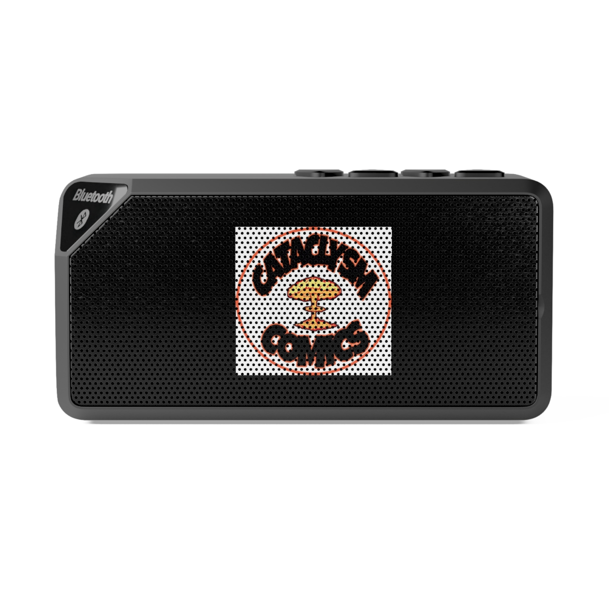 Cataclysm white hot logo Jabba Bluetooth Speaker