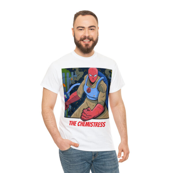 Cataclysm Comic's THE CHEMISTRESS Unisex Heavy Cotton Tee! - Image 5