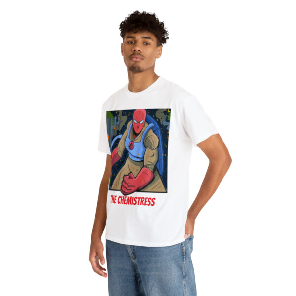 Cataclysm Comic's THE CHEMISTRESS Unisex Heavy Cotton Tee! - Image 6