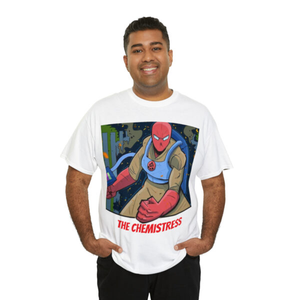 Cataclysm Comic's THE CHEMISTRESS Unisex Heavy Cotton Tee! - Image 8