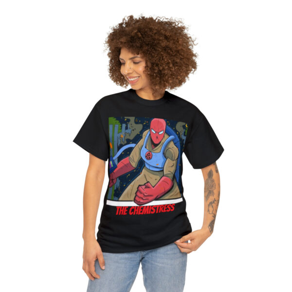 Cataclysm Comic's THE CHEMISTRESS Unisex Heavy Cotton Tee! - Image 15