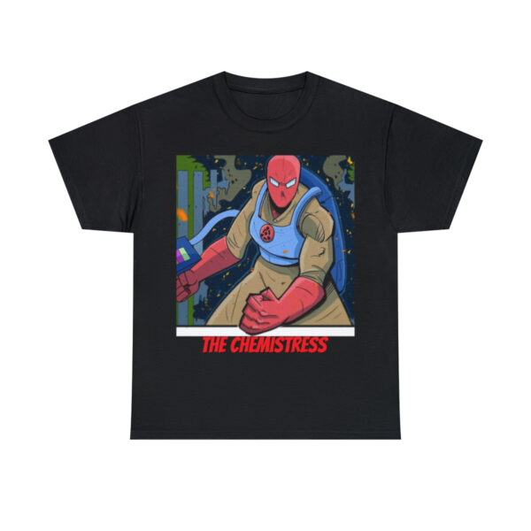 Cataclysm Comic's THE CHEMISTRESS Unisex Heavy Cotton Tee! - Image 13