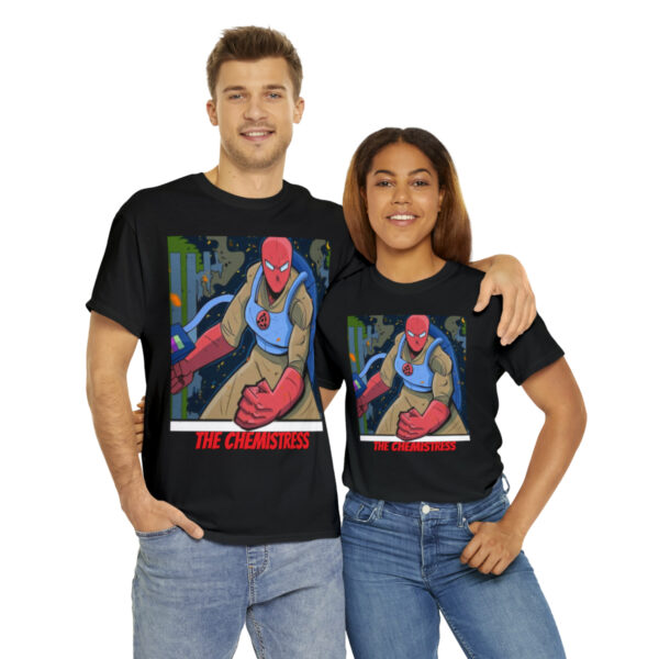 Cataclysm Comic's THE CHEMISTRESS Unisex Heavy Cotton Tee! - Image 22